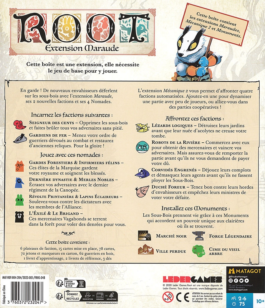 ROOT - EXTENSION MARAUDE - AS2TREFLE FAITES VOS JEUX - 26150 DIE1